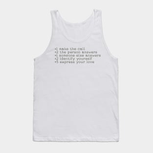 The boys in the band telephone game points Tank Top